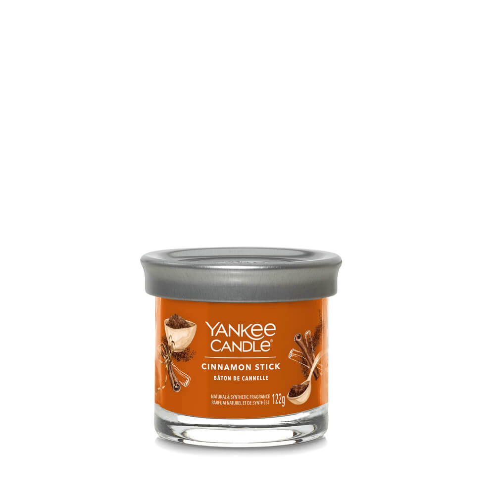 Yankee Candle Cinnamon Stick candle on a white background