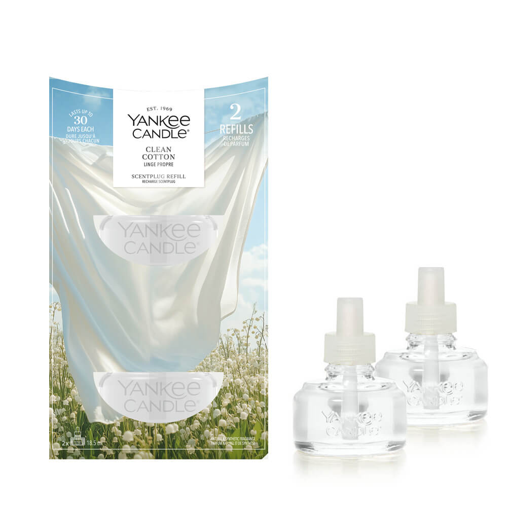Yankee Candle Clean Cotton ScentPlug Refills