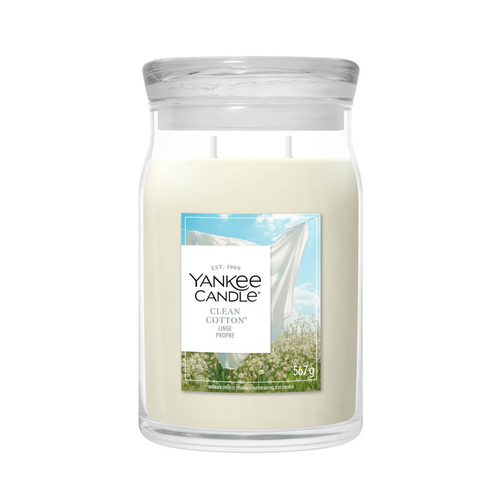 Yankee Candle Clean Cotton Signature Large Jar Candle
