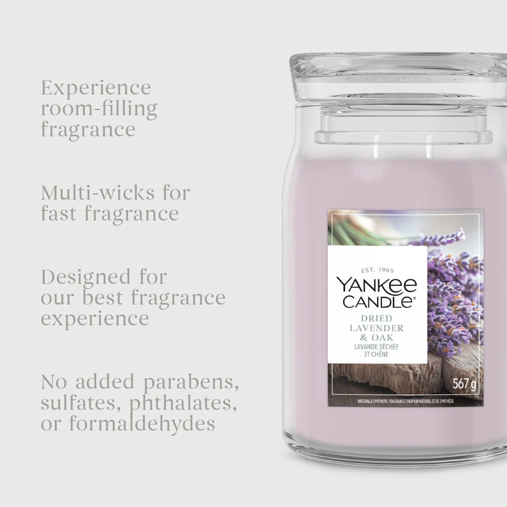 Dried Lavender and Oak