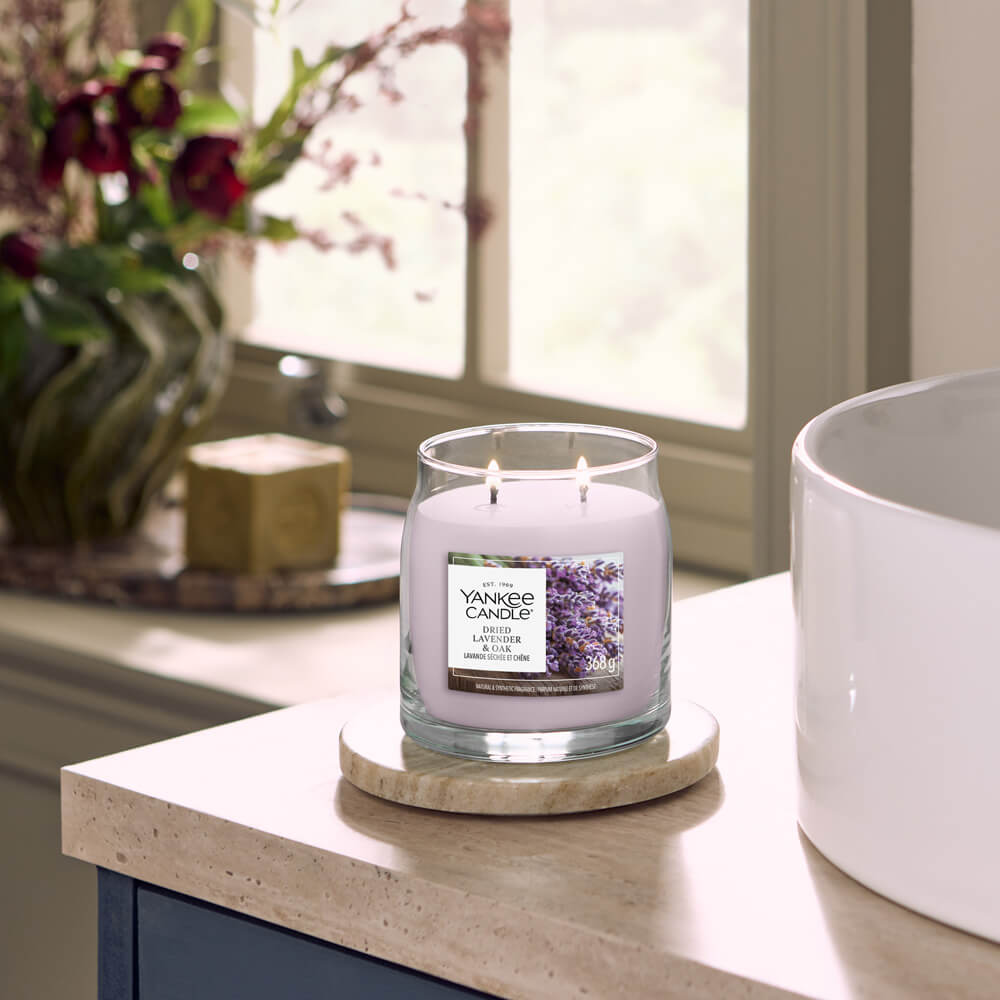 Dried Lavender and Oak
