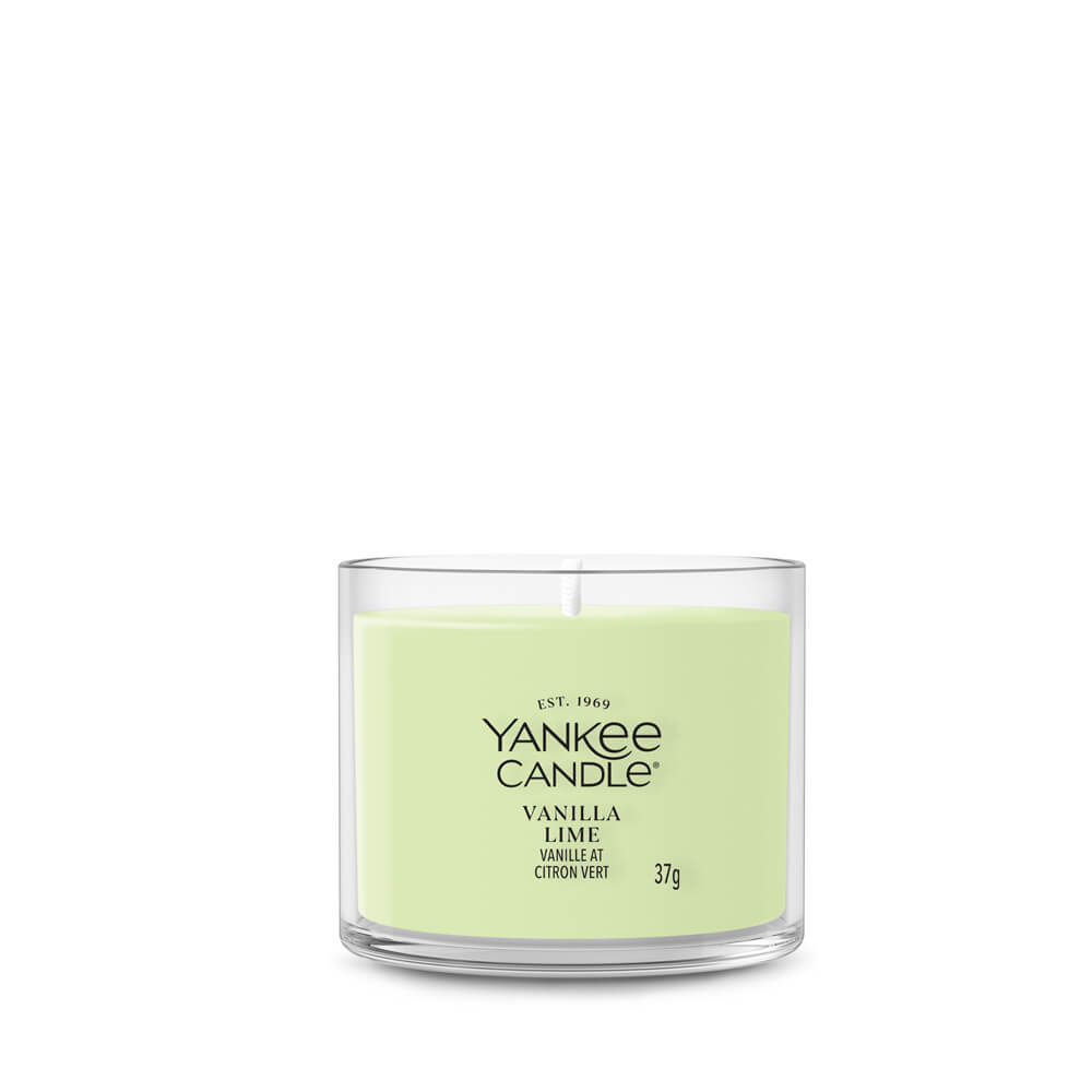 Yankee Candle Vanilla Lime Glass Votive Candle