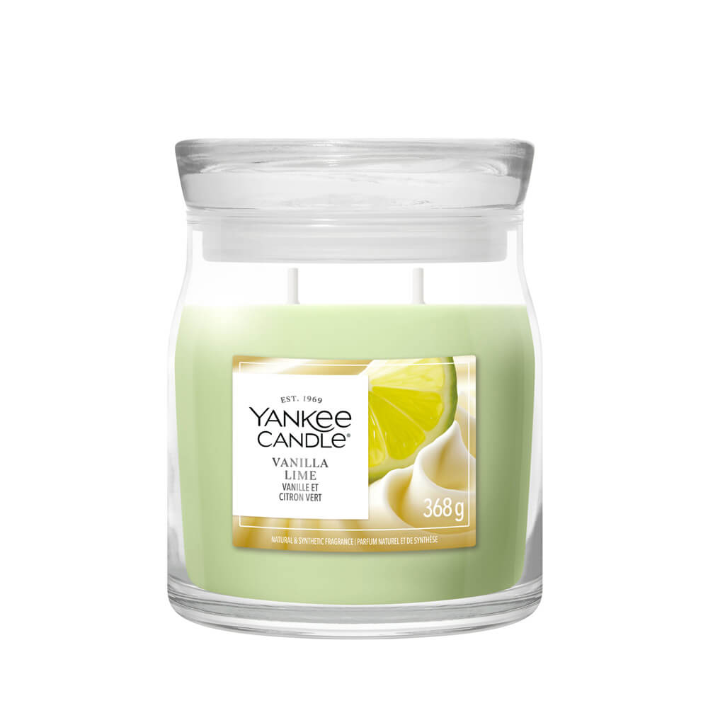 Yankee Candle Vanilla Lime Signature Medium Jar Candle