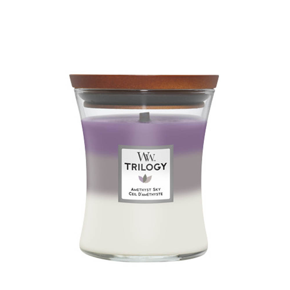 WoodWick Amethyst Sky Trilogy Medium Jar Candle