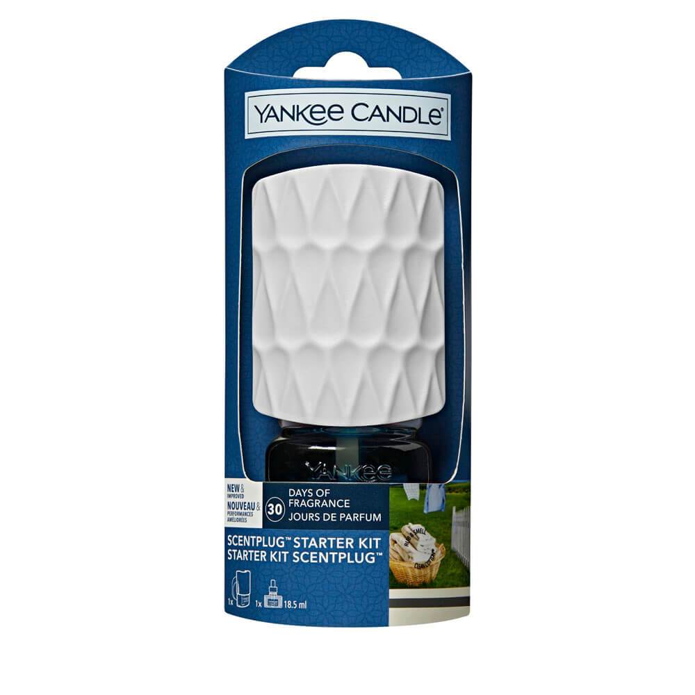 Yankee Candle Clean Cotton Organic ScentPlug Starter Kit