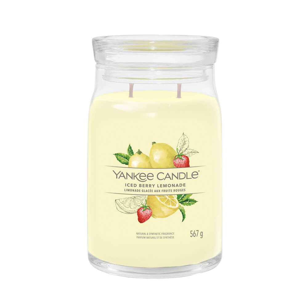 Yankee Candle Iced Berry Lemonade Signature Large Jar Candle