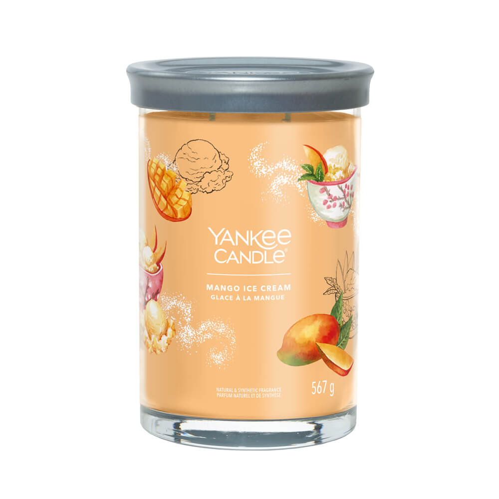 Yankee Candle Mango Ice Cream Signature Large Tumbler Candle