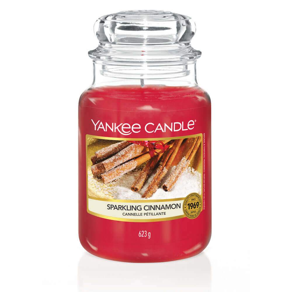 Yankee Candle Sparkling Cinnamon Large Jar Candle Image 1