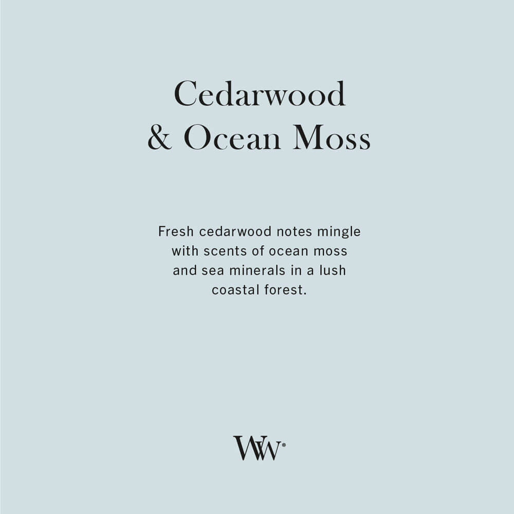 Cedarwood and Ocean Moss