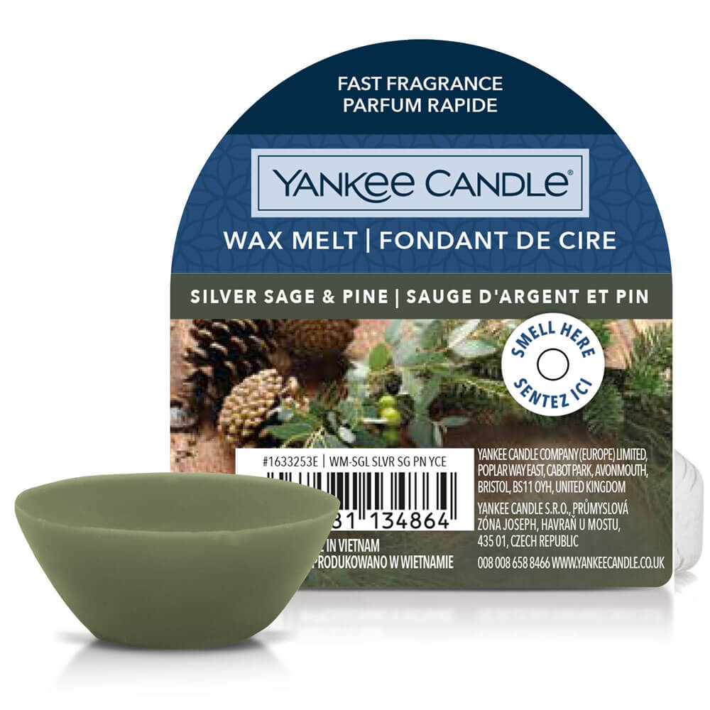 Candela Profumata Yankee Candle Sage and Pine Grande Signature