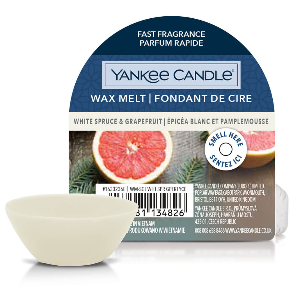Yankee Candle White Spruce and Grapefruit Signature Large Tumbler Candle -  Candles Direct