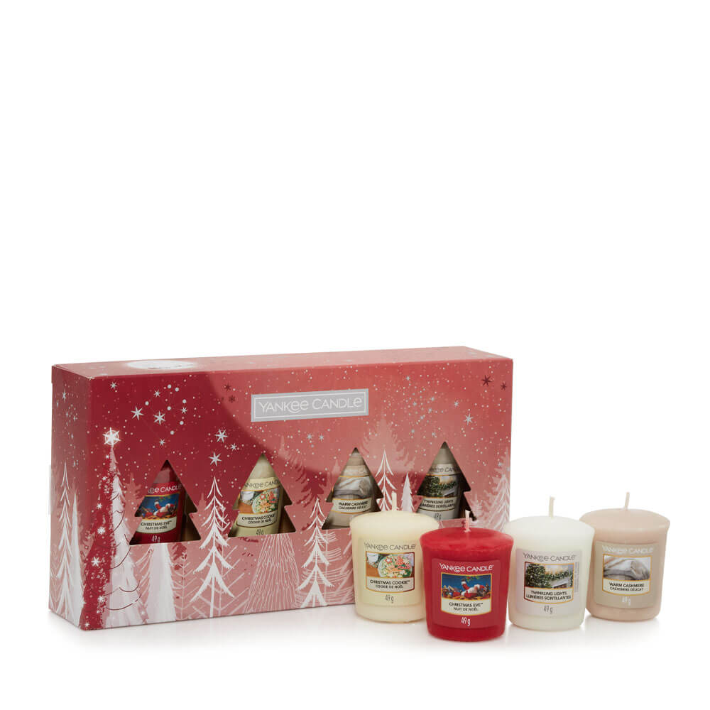 Yankee Candle Holiday Bright Lights 4 Original Votive Gift Set - Candles  Direct