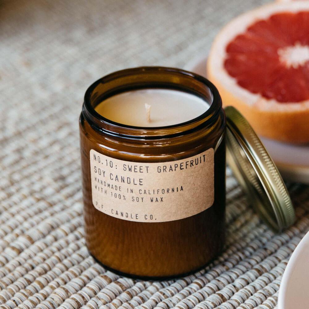 P.F. Candle Co. Sweet Grapefruit Standard Jar Candle Image 1
