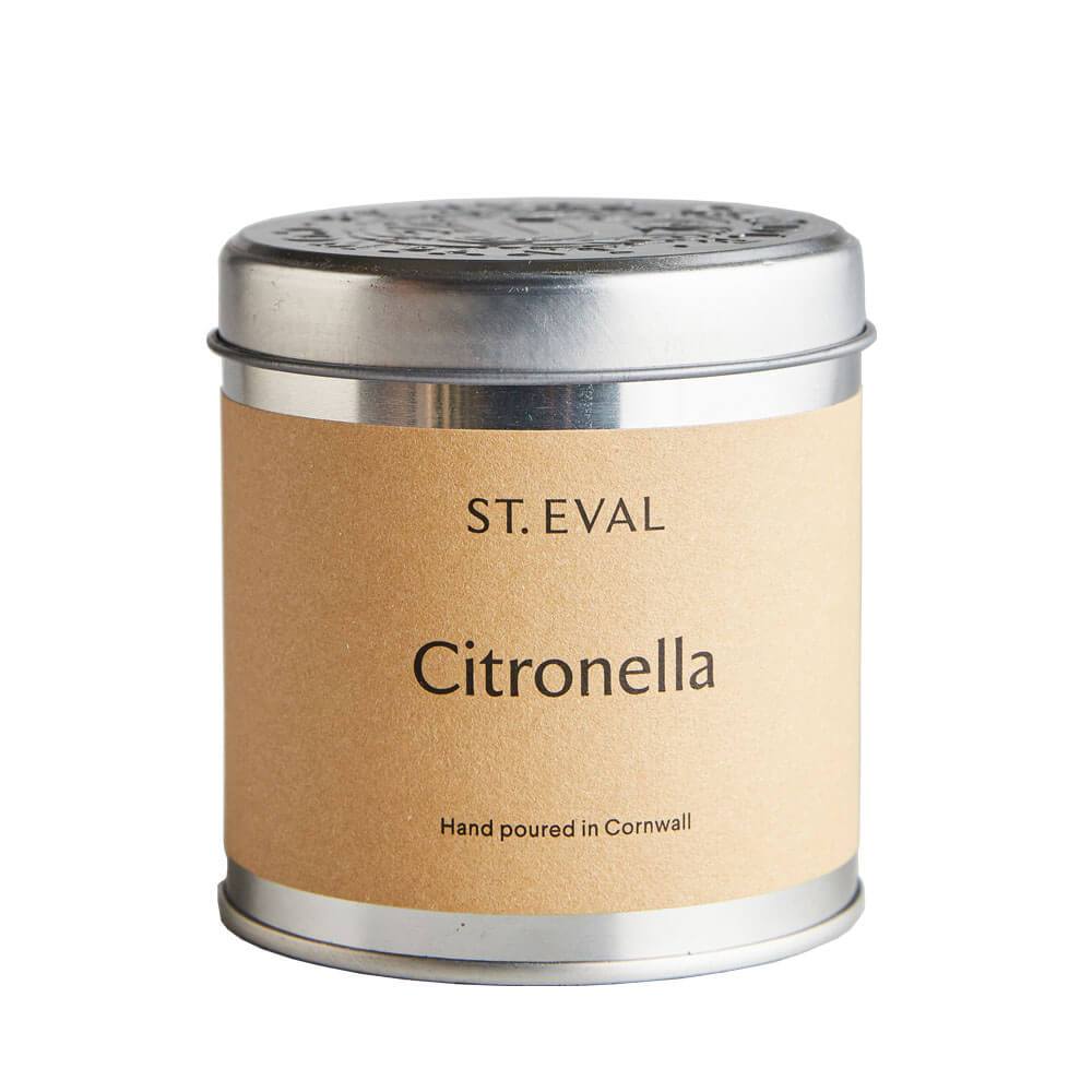 ST. Eval Citronella Scented Candle Tin Image 1