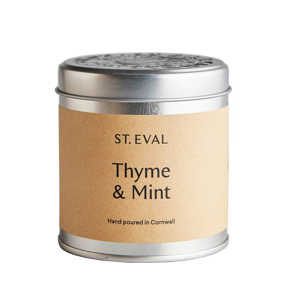ST. Eval Thyme And Mint Scented Candle Tin Image 1