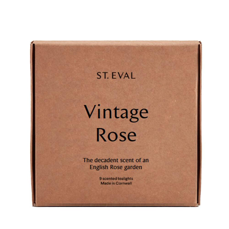 ST. Eval Vintage Rose Scented Tea Lights Candles Direct