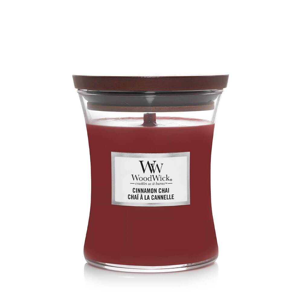 WoodWick Cinnamon Chai Medium Jar Candle Image 1