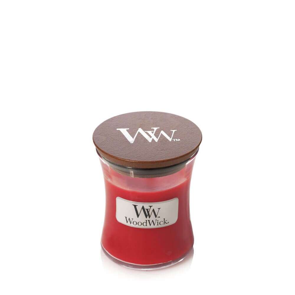 Woodwick Crimson Berries Small Jar Candle Candles Direct