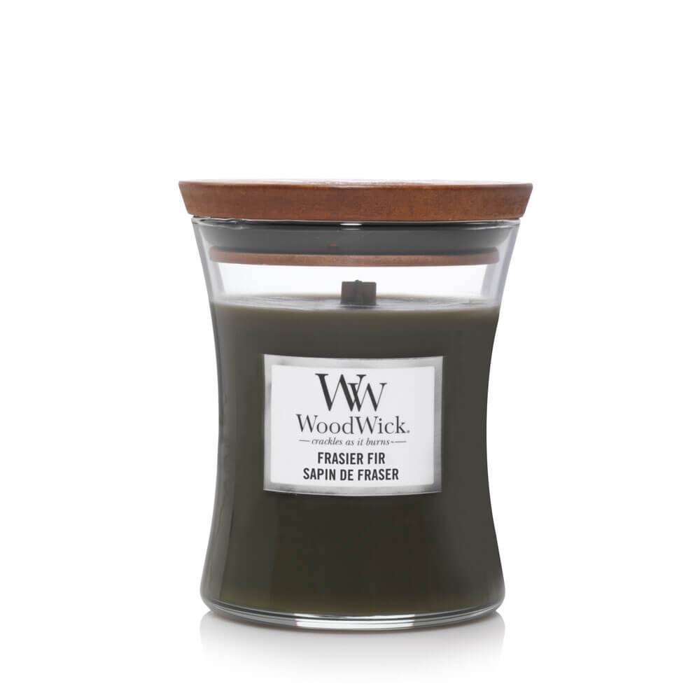 WoodWick Frasier Fir Medium Jar Candle Image 1