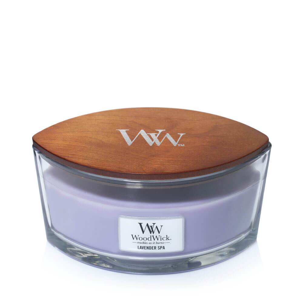 WoodWick Lavender Spa Ellipse Jar Candle Image 1