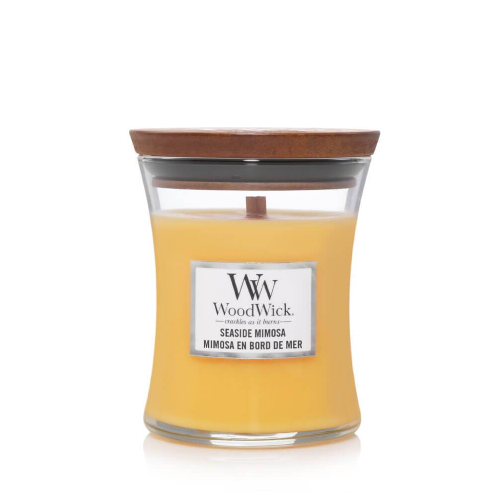 WoodWick Seaside Mimosa Medium Jar Candle Image 1