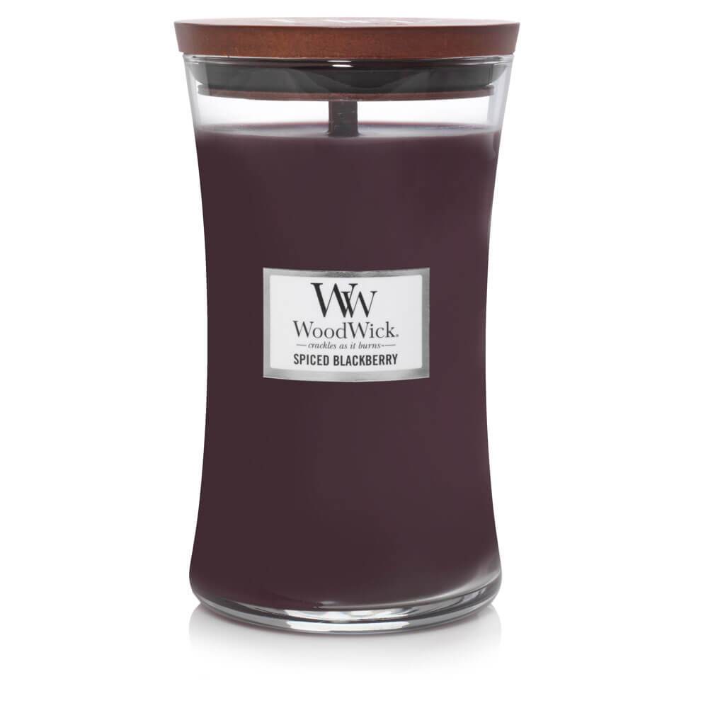WoodWick Spiced Blackberry Large Jar Candle Image 1