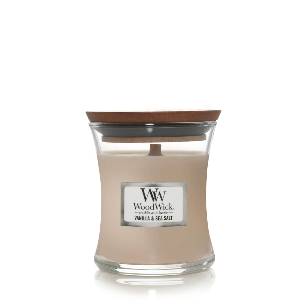 Ellipses Jar Woodwick Vanilla and Sea Salt Ellipse Jar Candle