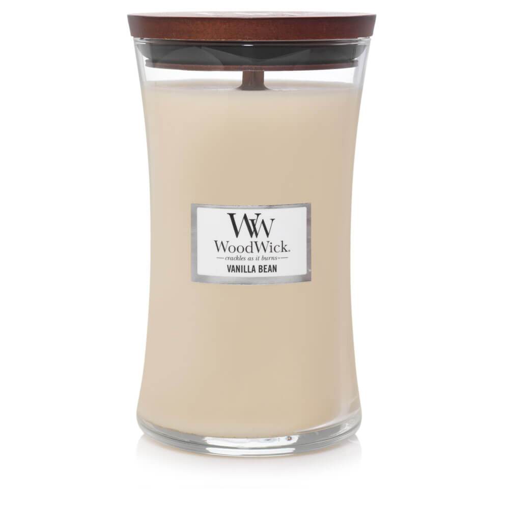 WoodWick Vanilla Bean Large Jar Candle Image 1