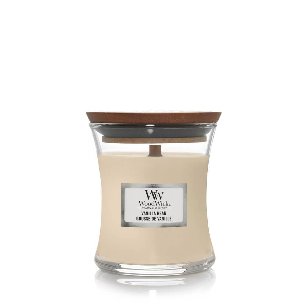 WoodWick Vanilla Bean Small Jar Candle Image 1
