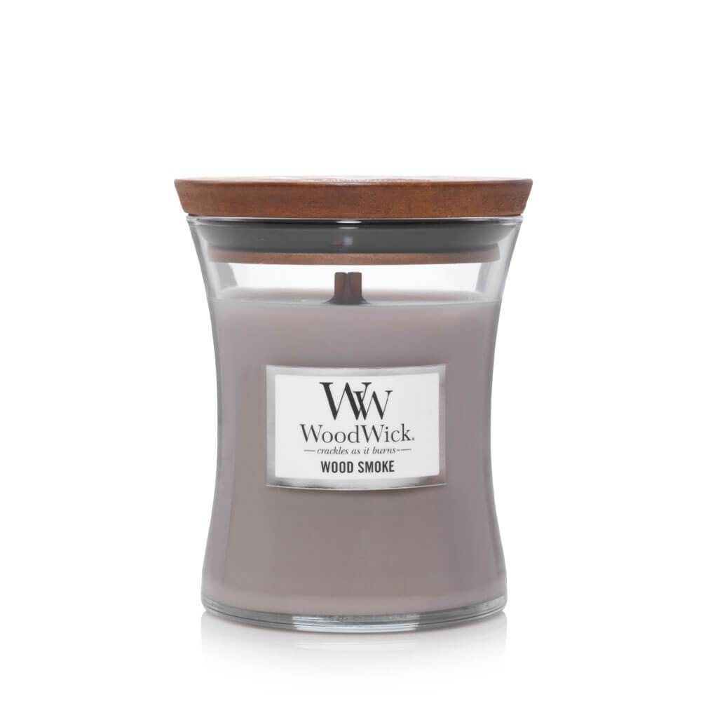 WoodWick Wood Smoke Medium Jar Candle Image 1