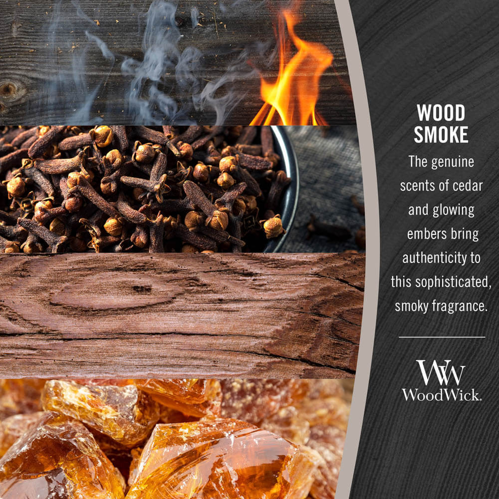 WoodWick Wood Smoke Large Jar Candle Image 1