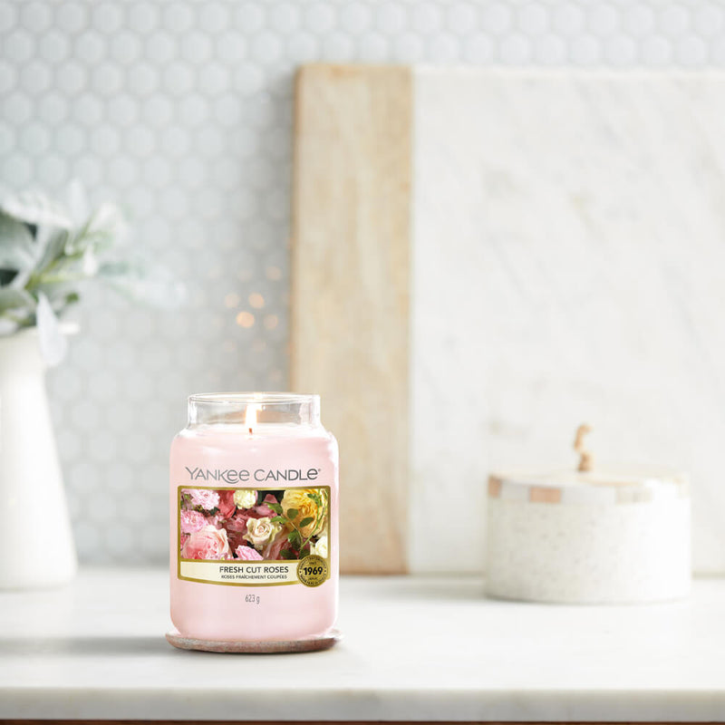 Yankee Candle Fresh Cut Roses Large Jar Candle