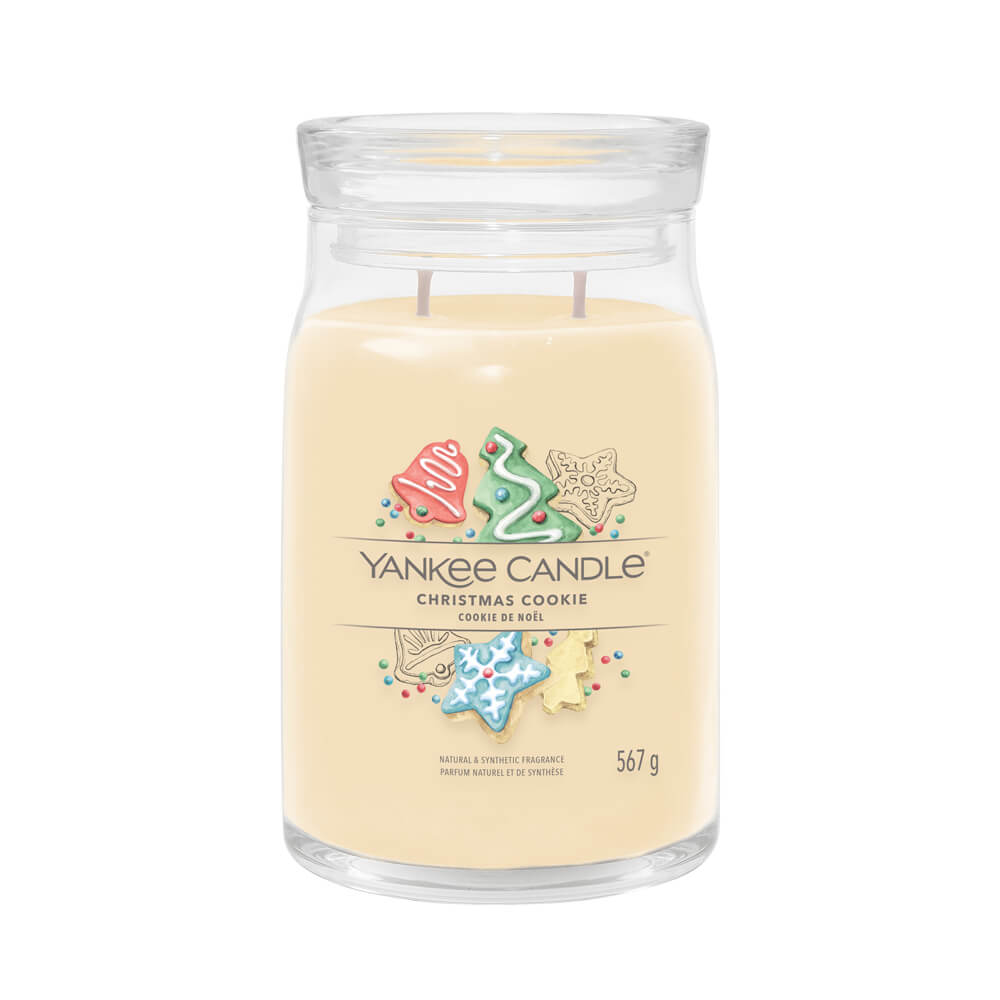  Yankee Candle Signature Scented Candle, Spun Sugar Flurries  Large Tumbler Candle with Double Wicks, Soy Wax Blend Long Burning Candle