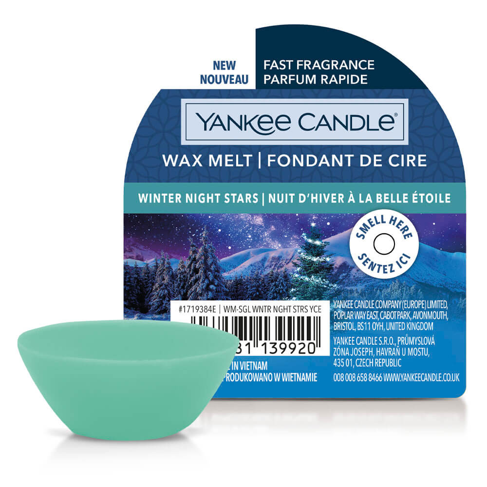 Yankee Candle Winter Night Stars Votive Candle - Candles Direct