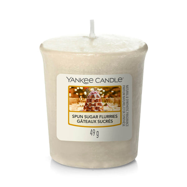 Yankee Candle Spun Sugar Flurries Votive Candle - Candles Direct