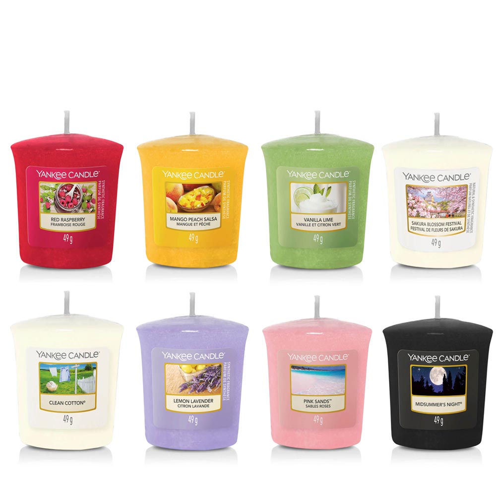 Yankee Candle Best Seller Collection 8 Votive Candles - Candles Direct
