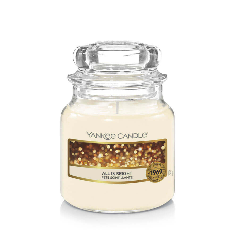 Yankee Candle All is Bright Small Jar Candle - Candles Direct