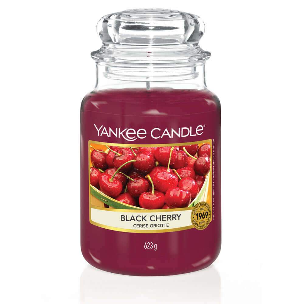 Yankee Candle Black Cherry Large Jar Candle Image 1