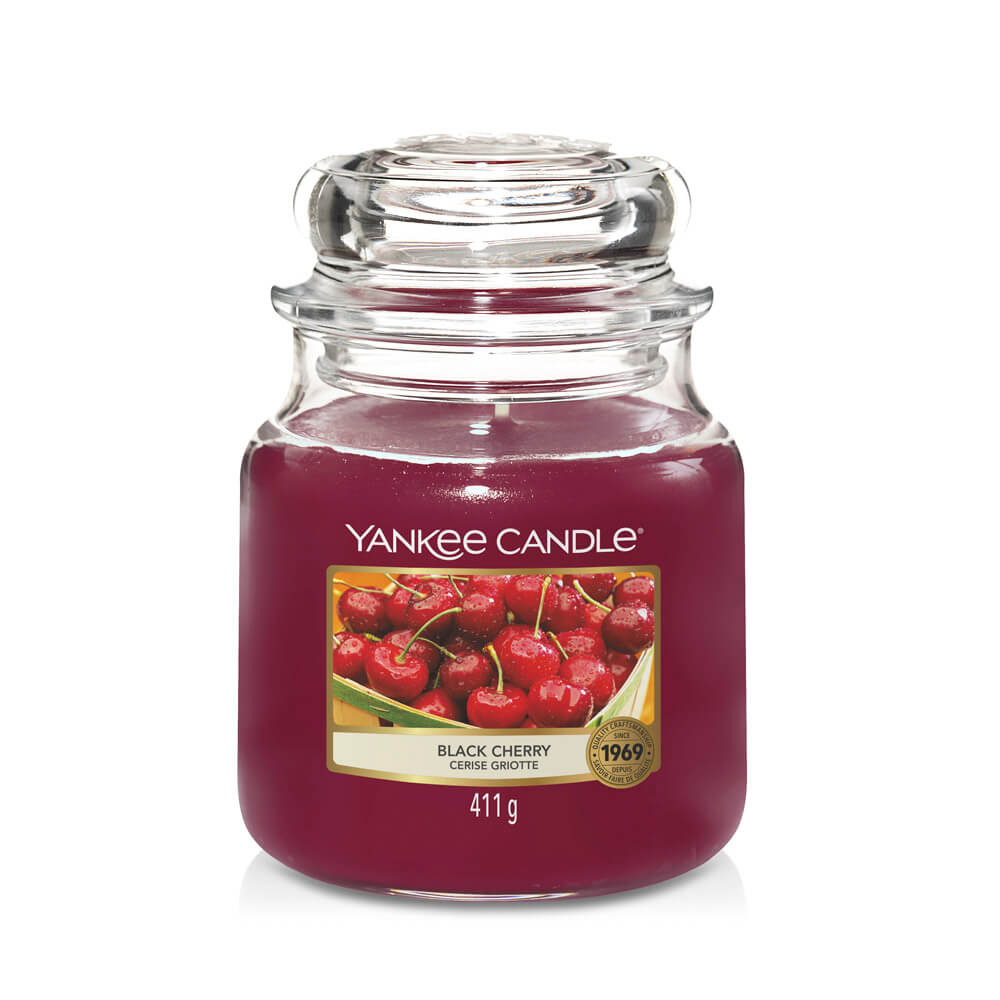 Yankee Candle Gel Jar Air Freshener - Black Cherry