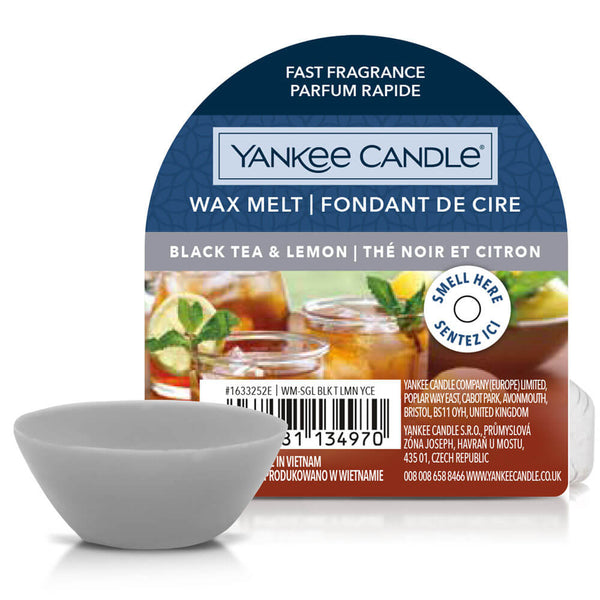 Yankee Candle Black Tea and Lemon Wax Melt - Candles Direct