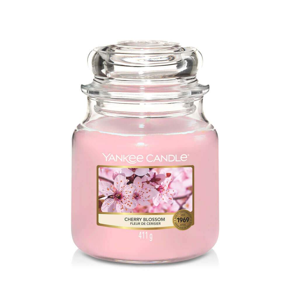 Yankee Candle Cherry Blossom Medium Jar Candle Image 1