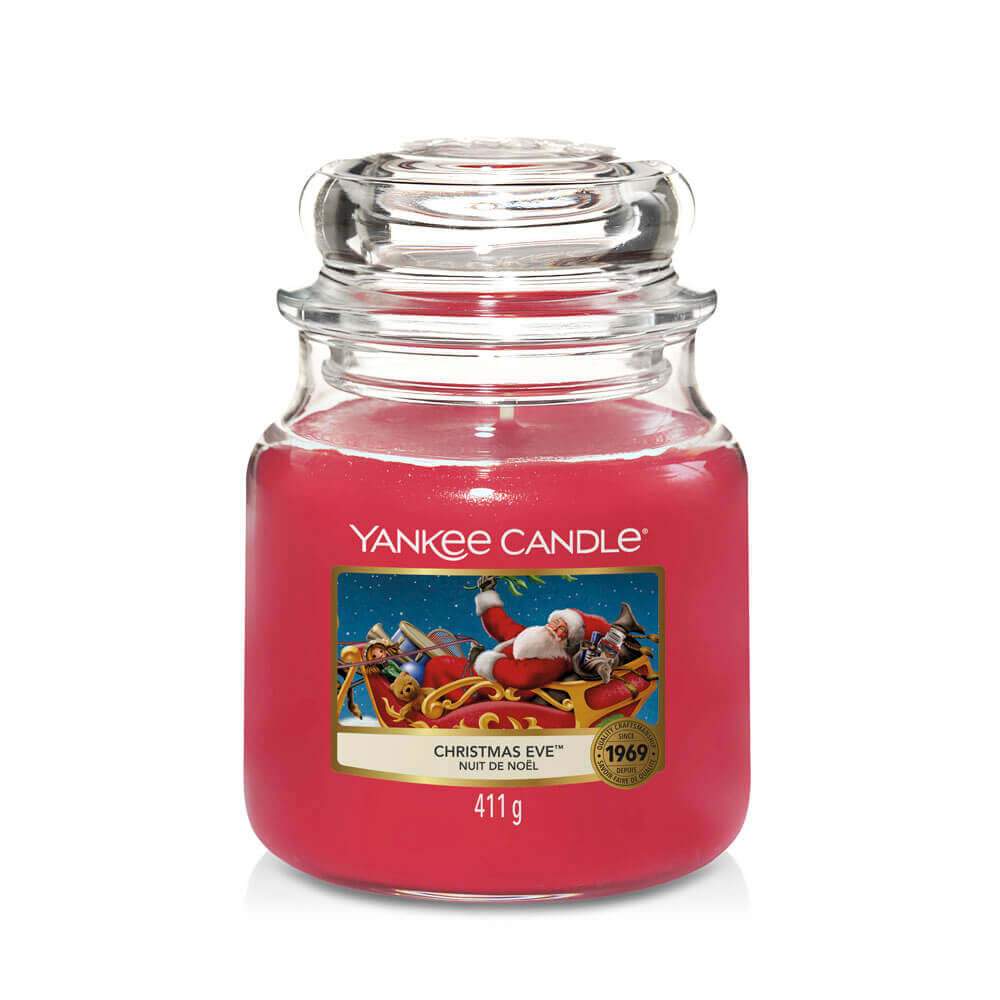 Yankee Candle Christmas Eve Medium Jar Candle Image 1