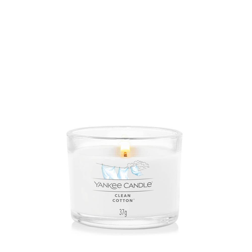  YANKEE CANDLE Clean Cotton Small Jar Candle : Home