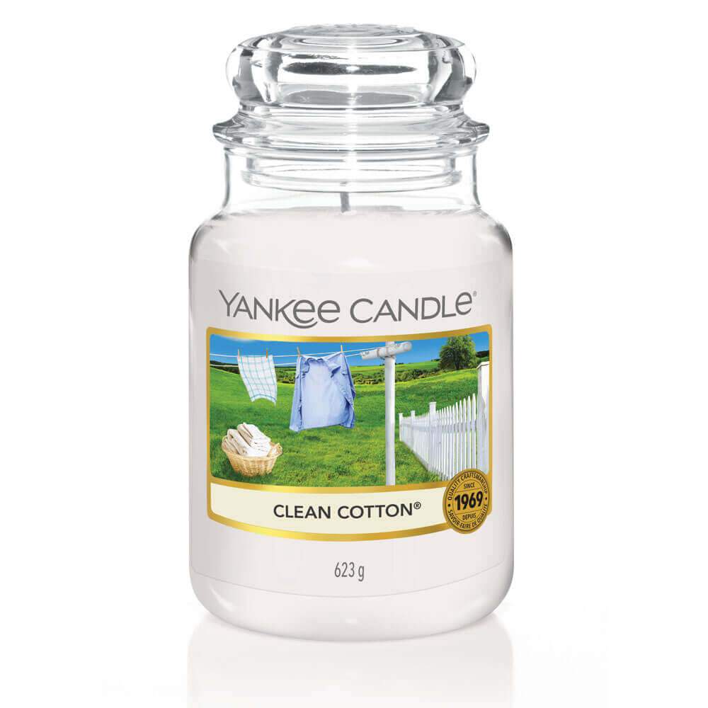 Yankee Candle Clean Cotton Large Jar Candle Image 1