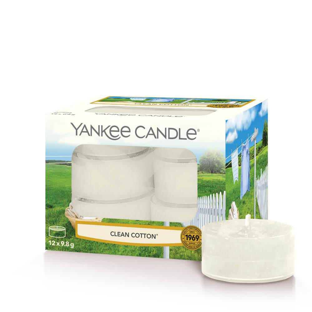 Yankee Candle Clean Cotton Scented Tea Lights Image 1