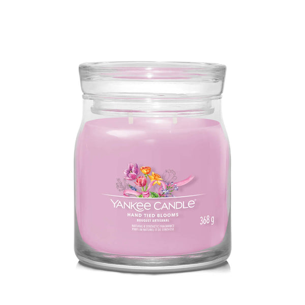 Yankee Candle Hand Tied Blooms Signature Medium Jar Candle - Candles Direct
