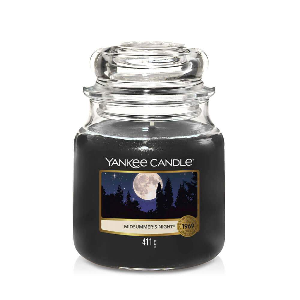 Yankee Candle Midsummers Night Medium Jar Candle Image 1