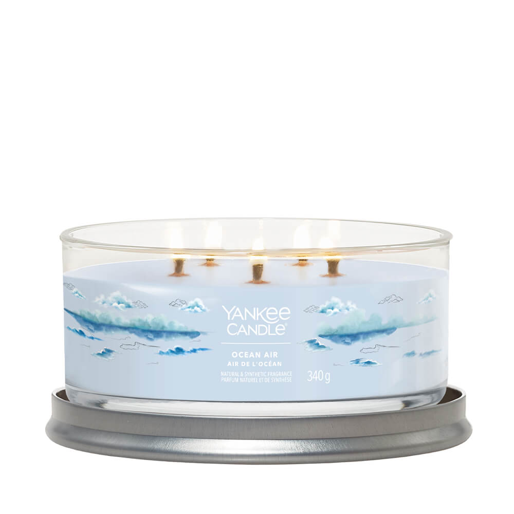 Yankee Candle Ocean Air Signature Large Tumbler Candle - Candles Direct