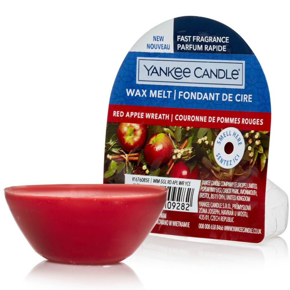Yankee Candle Red Apple Wreath Wax Melt Image 1