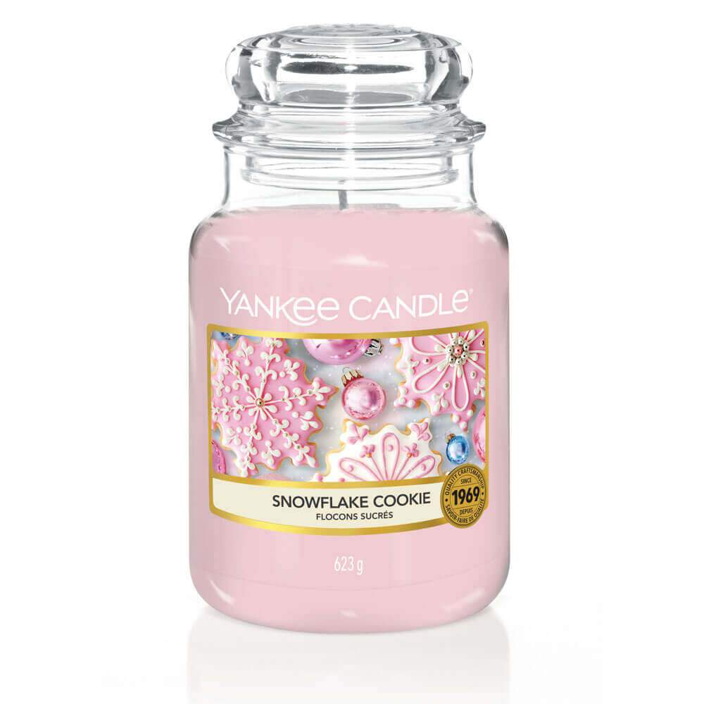 Yankee Candle Snowflake Cookie Large Jar Candle Image 1